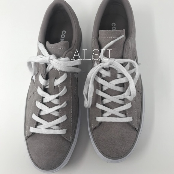 Converse One Star Platform OX Suede Mercury Grey W - Picture 5 of 9